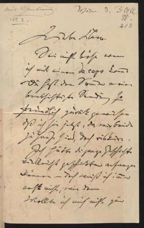 Brief an Clara Schumann : 03.10.1888