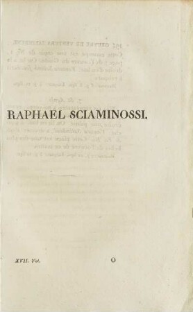 Raphael Sciaminossi.