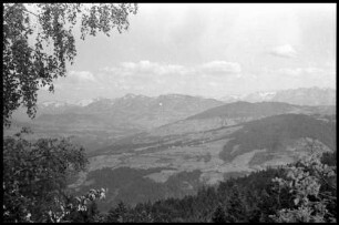 Bregenz: Blick vom Pfänder auf Bregenzer Wald