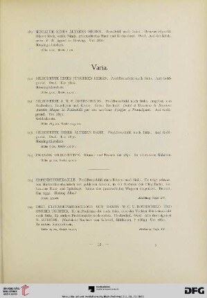 Varia (Nr. 190-199)