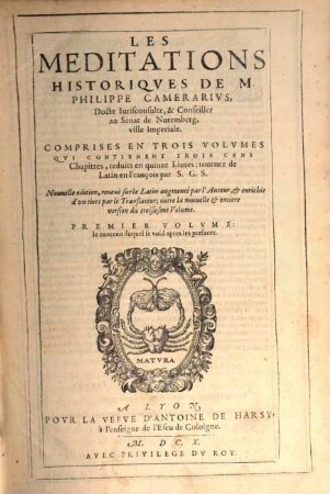 Les méditations historiques