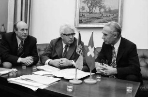 Freiburg: Regierungspräsidium; Besuch einer Schweizer Delegation aus Aarau