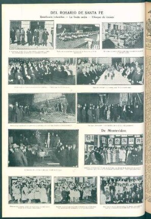 Del Rosario de Santa Fe [Fotografías] : Batallones infantiles - La fiesta suiza - Choque de trenes