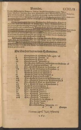 Bücher des newen Testaments.