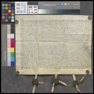 Armsheim: Kaufbrief über die von Schultheiß, Schöffen und Gemeinde der Stadt Armsheim über die von Gerhart v. Lindenfels gen. Meyfisch und Elsen, ...