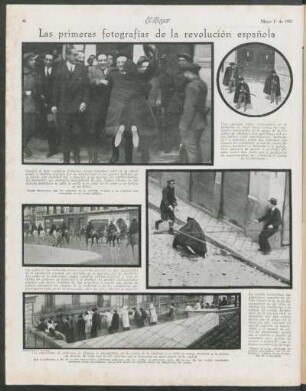 Las primeras fotografías de la revolución española