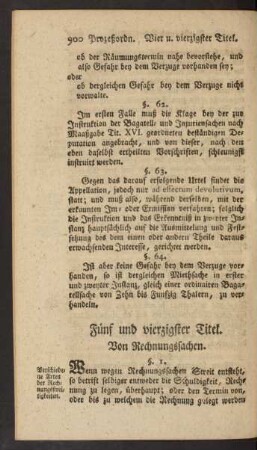 Fünf und vierzigster Titel