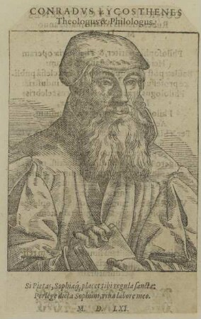 Bildnis des Conradvs Lykosthenes