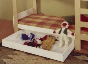 Doppelstockbett "Rustica" mit Bettkasten