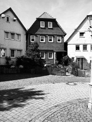 Fachwerkhaus; Herbstein, Kirchplatz 13