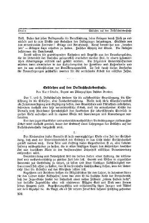 Erblehre auf der Volksschuloberstufe