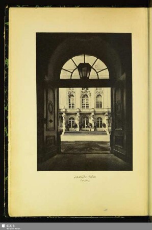 Japanisches Palais. Eingang