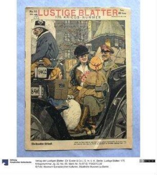 Lustige Blätter. 175. Kriegsnummer. Jg. 32, No. 50