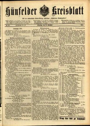 Ausgabe vom Dienstag, den 22. Dezember 1914.