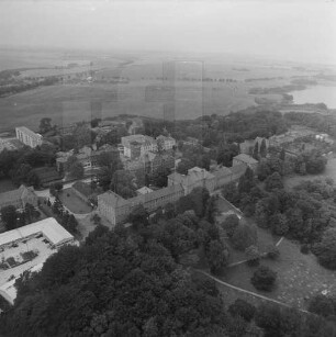 „Bezirksnervenklinik“ Schwerin : Blickrichtung Norden