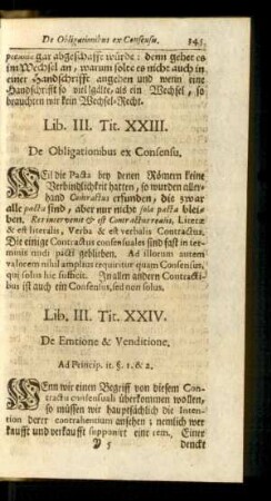 Tit. XXIV. De Emtione & Venditione.
