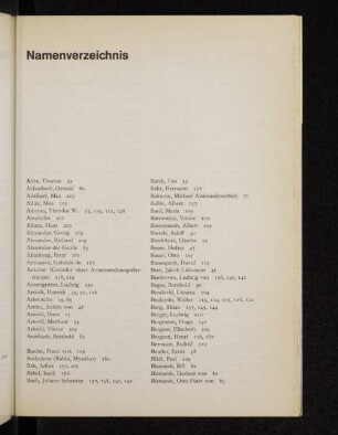 Namenverzeichnis