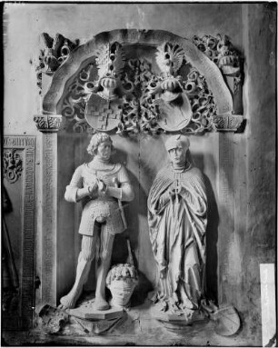 Handschuhsheim Sankt Vitus Kirche Epitaph Johann von Ingelheim (gestorben 1517) und Ehefrau Margartha von Handschuhsheim (gestorben 1509)