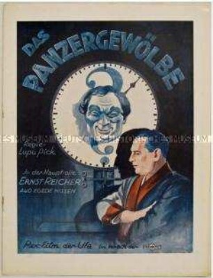 Presse- und Propagandaheft der Parufamet zu dem deutschen Spielfilm "Das Panzergewölbe" mit Bildbeilage
