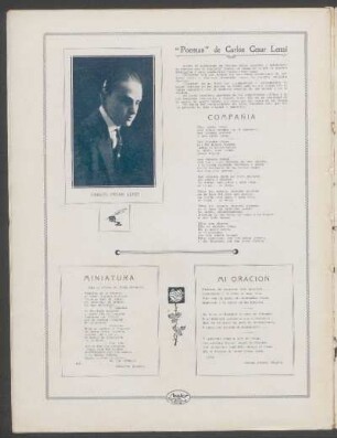 "Poemas" de Carlos Cesar Lenzi