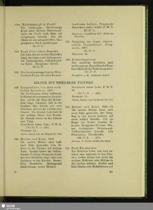 Verzeichnis Der Arbeiten: Bilder Mit Mehreren Figuren