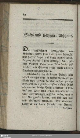 Sechs und sechzigster Abschnitt