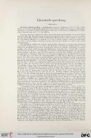 Literaturbesprechung