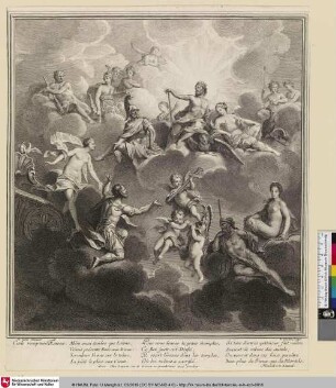 [Venus stellt Äneas den Göttern vor; Vénus présentant Enée aux dieux]