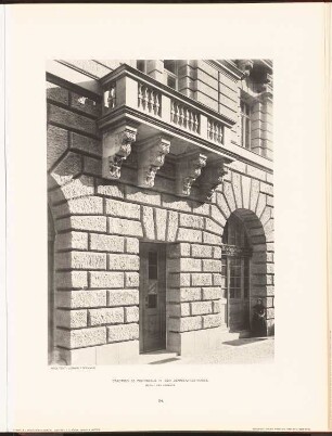 Städtisches Wohnhaus in der Dennewitzstraße, Berlin: Detail (aus: Neubauten der Stadt Berlin, Bd. I, 1902)