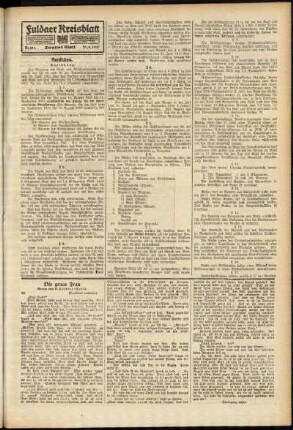 Zweite Ausgabe vom Montag, den 20. September 1915.