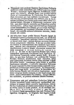 R. P. D. Cornelio Frisingensis Praepositurae ad S. Zenonem : Ven. 5. Februarii 1762