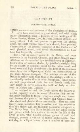 Chapter VI. Borneo - the Dyaks