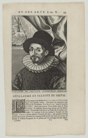 Bildnis des Gvillavme de Salvste Dv Bartas