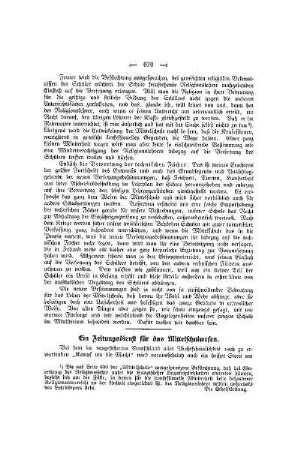 Ein Zeitungsdienst für das Mittelschulwesen