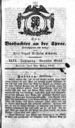 9. Stueck, 1. Maerz 1847