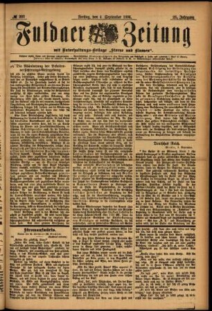 Ausgabe vom Freitag, den 04. September 1896.