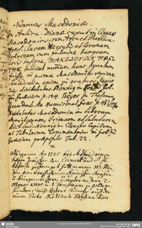 [Faszikel 7: Notizen und Exzerpte zu Münzen der griechischen und römischen Antike]