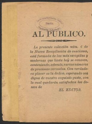 Al público.
