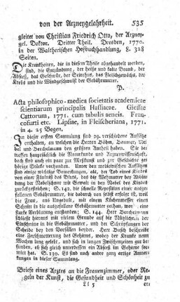 Briefe eines Arztes an die Frauenzimmer, oder Regeln der Kunst, die Gesundheit und Schönheit zu erhalten.