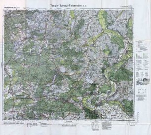 Reichskarte: Einheitsblatt 52 (1cm-Karte) Templin-Schwedt-Freienwalde a. d. O.