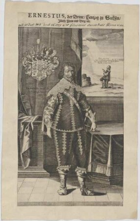 Bildnis des Ernestus III., Herzog von Sachsen-Gotha-Altenburg