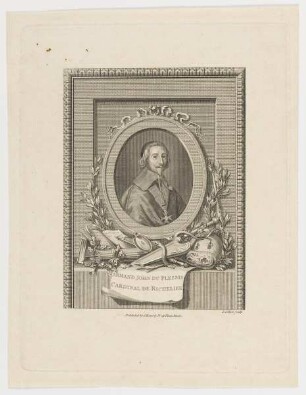 Bildnis des Armand John du Plessis Cardinal de Richelieu