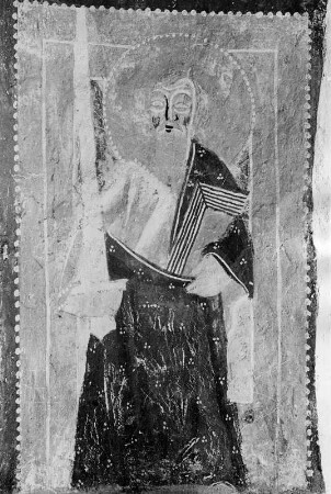 Apostelgruppe : Apostelgruppe. Fresko (1176/1300) Apostel Paulus. Maria Wörth, Winterkirche, Apsis