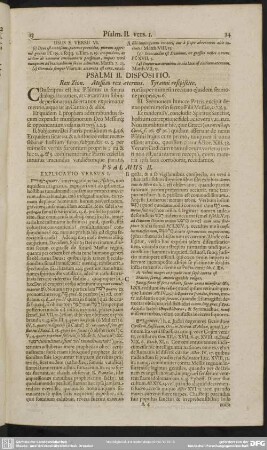 Psalmi II. Dispositio. Rex Zion. Messias rex aeternus. Tyranni respiscite