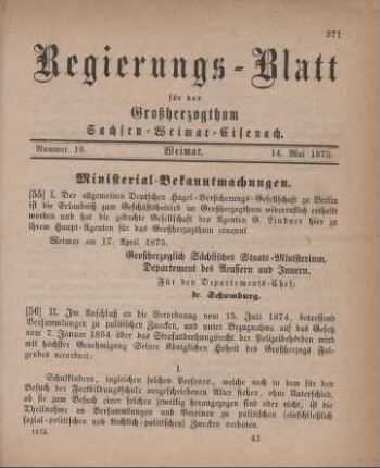 Nr. 16 : 14. Mai 1875