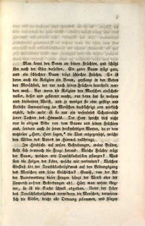 Der Deutschkatholizismus in seinen Segnungen : Predigt, gehalten vor der deutschkatholischen Kirchengemeinde München am 4. August 1850
