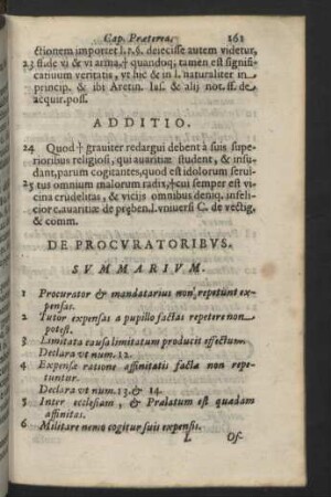 De Procuratoribus.