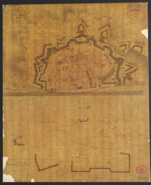 Plan von der Stadt und Festung Thorn