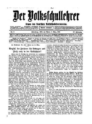 Wegfall der Zensuren für Betragen und Fleiß auch in der Volksschule?