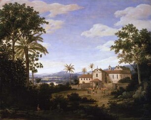Brasilianische Landschaft mit dem Franziskanerkloster Igarassu